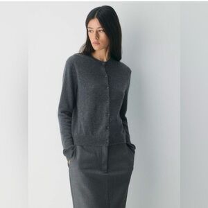 NWOT Wilfred Cashmere Crew Cardigan